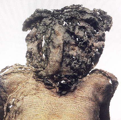 Interrupted 3D scan by artist Paul Coombs